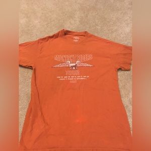 Midnight riders burnt orange tee